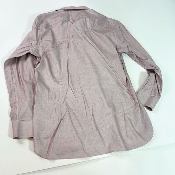 Bonobos Button-Up Shirt Mens 17/36 Red Cotton Tailored Slim Fit Long Sleeve - Picture 8 of 9